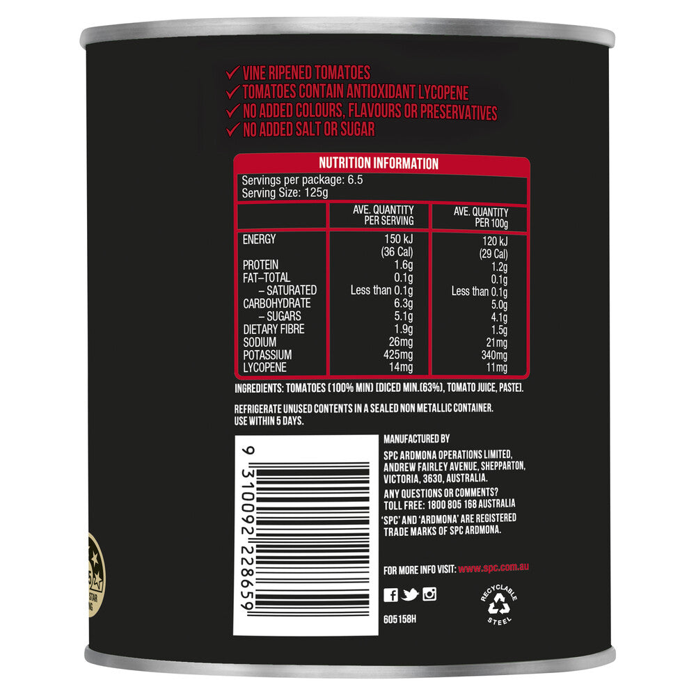 Ardmona Diced Tomatoes - 810g