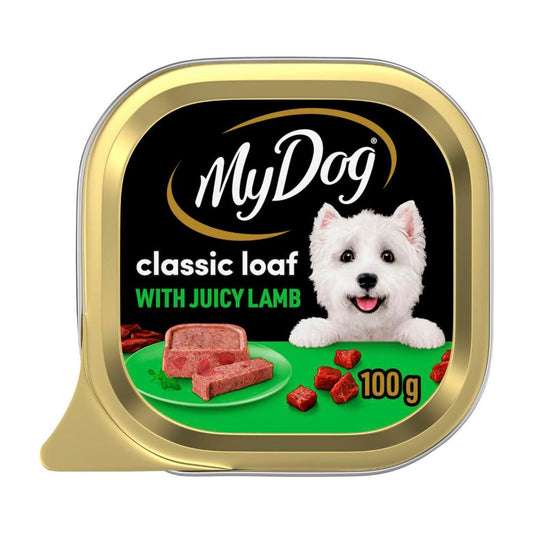 My Dog assic Loaf With Juicy Lamb Tray Adult Wet Dog Food - 100g