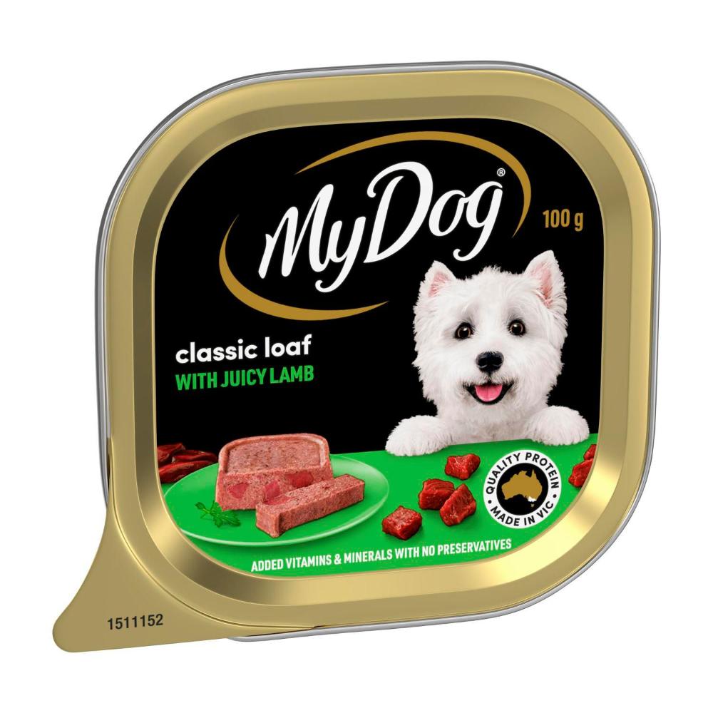 My Dog assic Loaf With Juicy Lamb Tray Adult Wet Dog Food - 100g