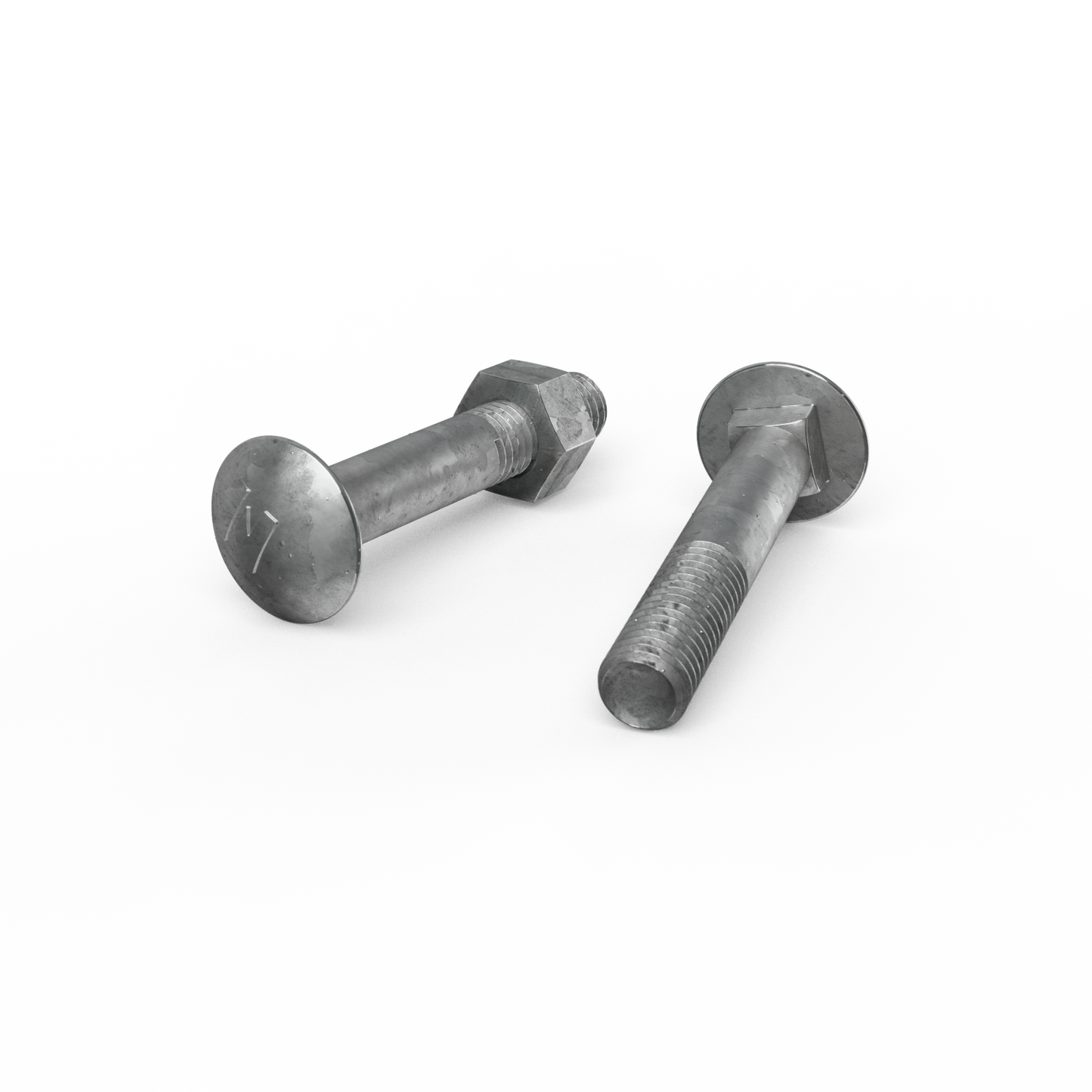 Zenith M10 x 60mm - Hot Dip Galvanised Cup Head Bolts & Nuts
