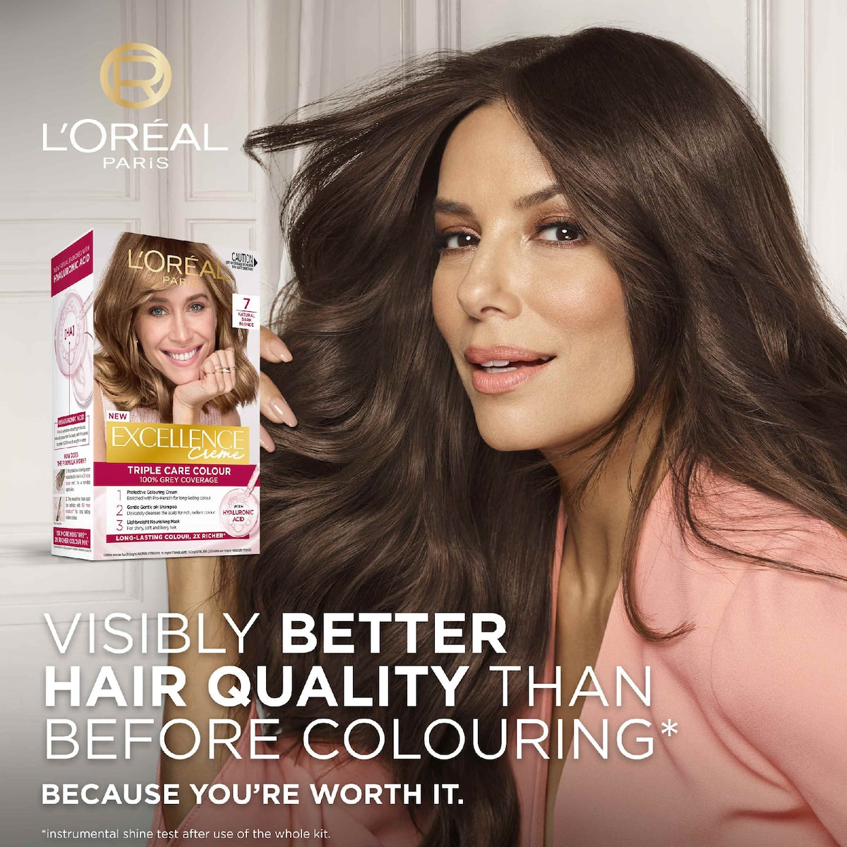 Loreal Paris Excellence Creme Hair Colour 7 Dark Blonde Each