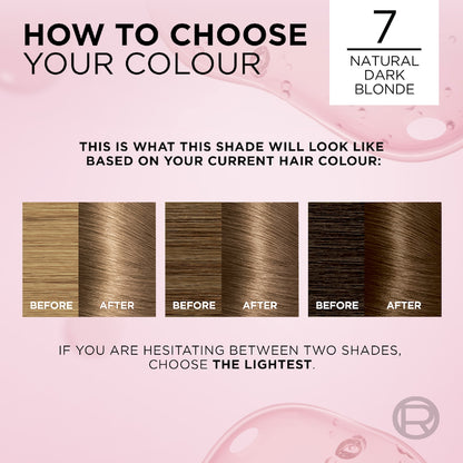 Loreal Paris Excellence Creme Hair Colour 7 Dark Blonde Each