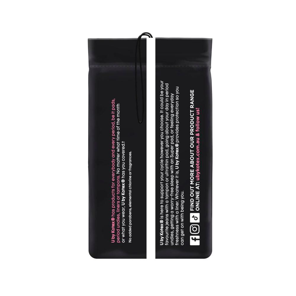 U By Kotex Teen Ultrathin Pads Super With Wings - 12 Pack