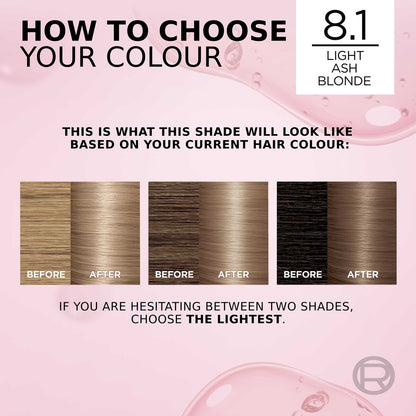 Loreal Excellence Creme Hair Colour 8.1 Ash Blonde Each