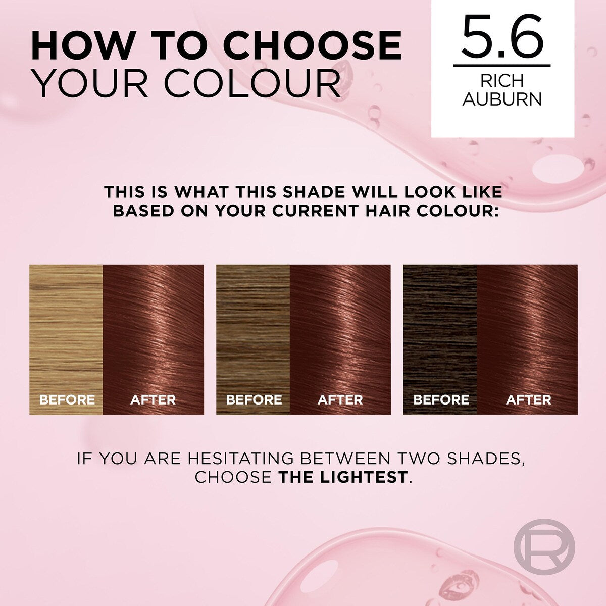L'oreal Excellence Creme Hair Colour 5.6 Rich Auburn Each