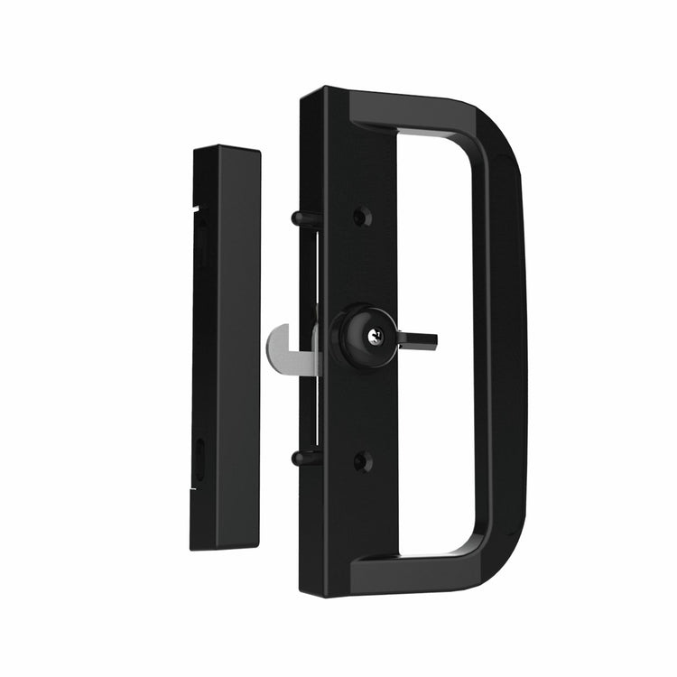 Rolltrak Black Sliding Patio Non Keyed Door Lock