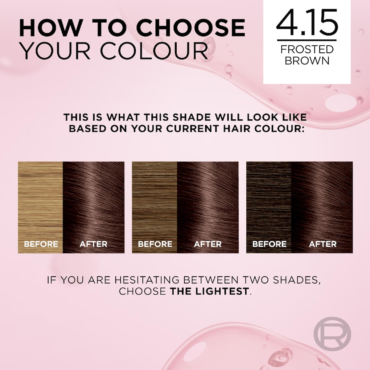 Loreal Paris Excellence Creme Hair Colour 4.15 Dark Frosted Brown Each