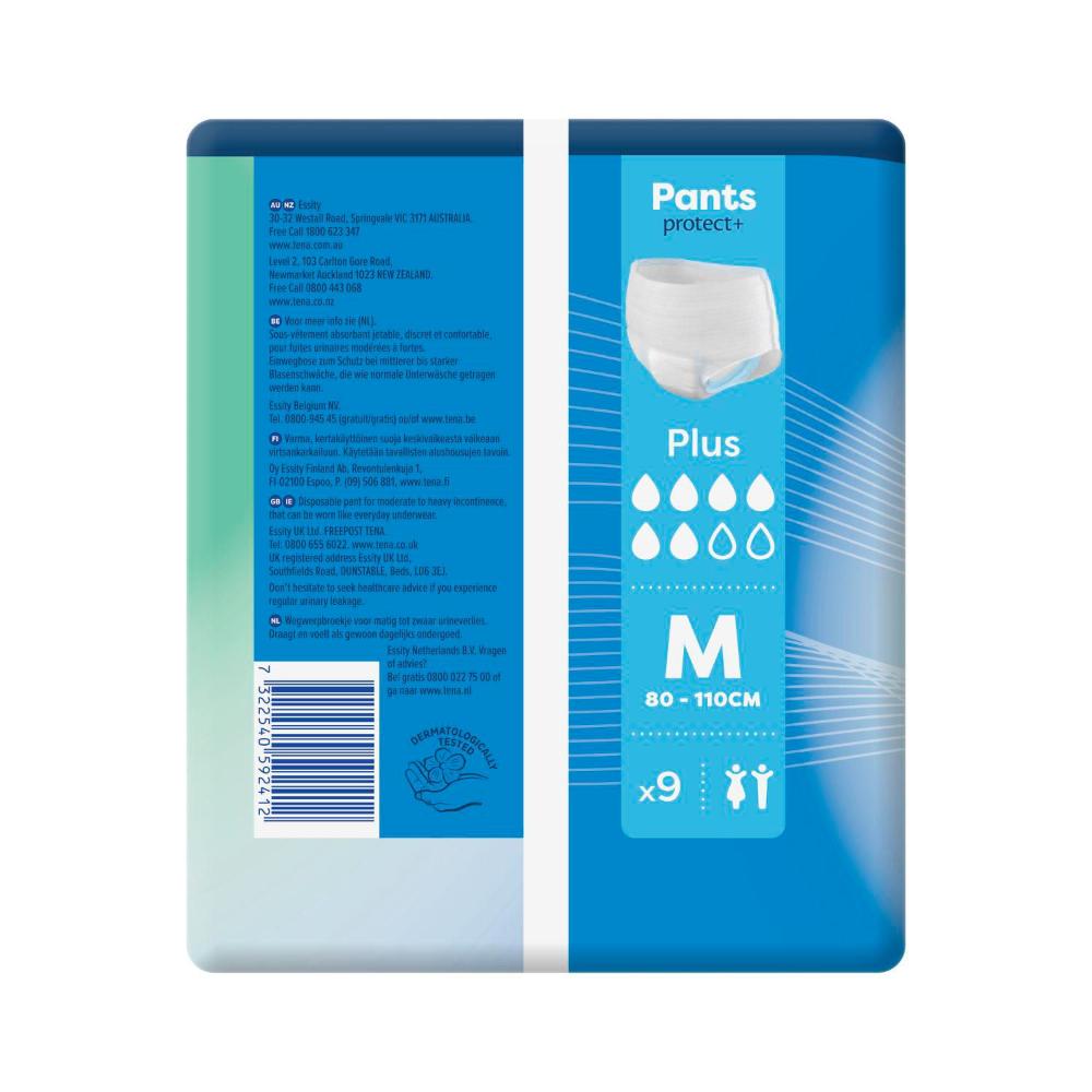 Tena Incontinence Pants Plus Medium - 9 pack