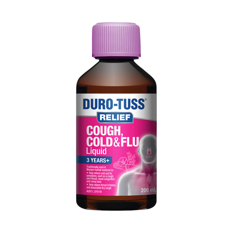Duro-Tuss Relief Cough + Cold & Flu - 200mL