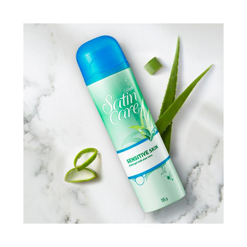 Gillette Venus Satin Care Sensitive Skin Shaving Gel - 195g