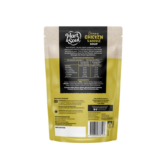 Hart & Soul Pouch Soup Creamy Chicken & Noodle - 400g