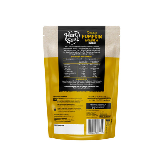Hart & Soul Pouch Soup Pumpkin & Cashew - 400g