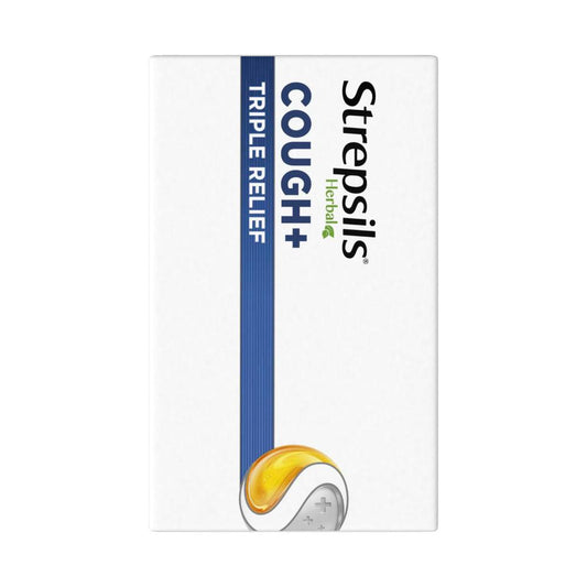 Strepsil Herbal Blocked Nose Sore Throat Honey Lemon - 32 pack