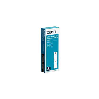Touchbio 2 In1 Home Test Kit Influenza A & B Covid 19 - 2 pack