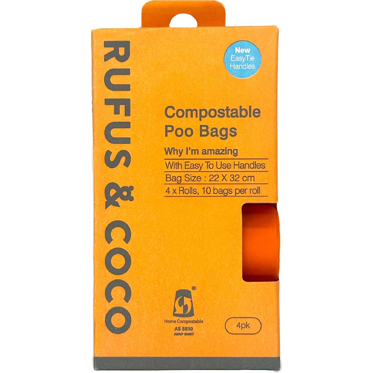 Rufus & Coco Do Good Poo Bags 4 Pack