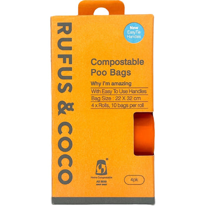 Rufus & Coco Do Good Poo Bags 4 Pack