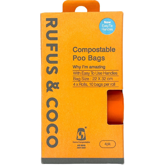 Rufus & Coco Do Good Poo Bags 4 Pack