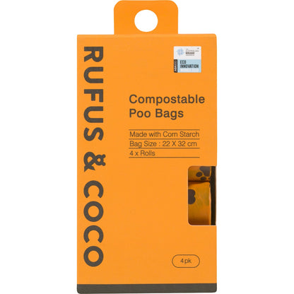 Rufus & Coco Do Good Poo Bags 4 Pack