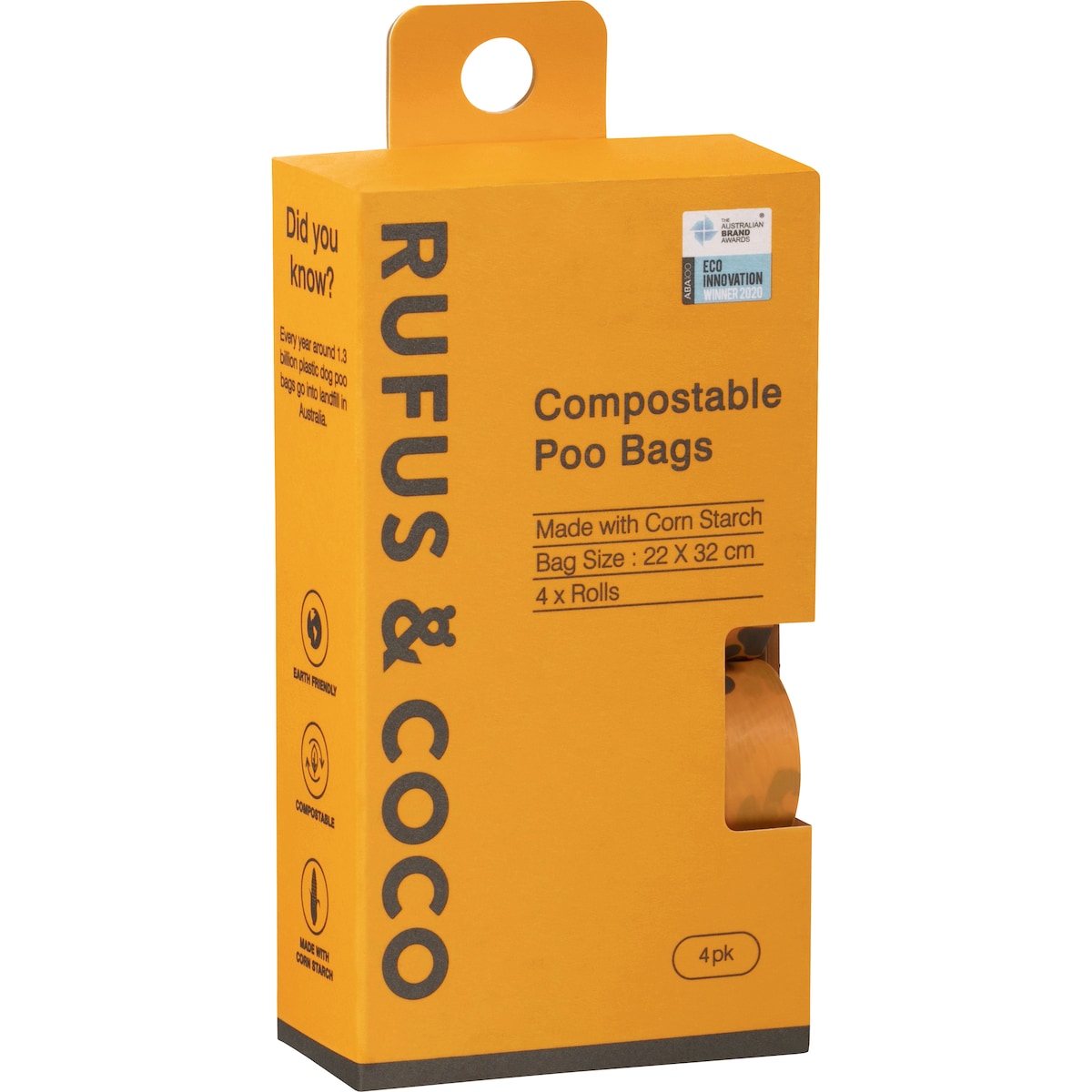 Rufus & Coco Do Good Poo Bags 4 Rolls