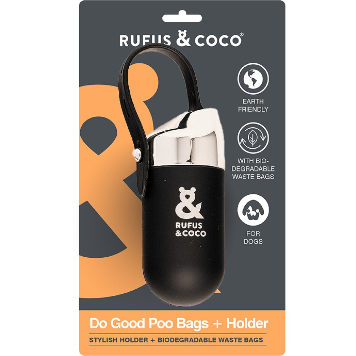 Rufus & Coco Do Good Poo Bags & Holder each