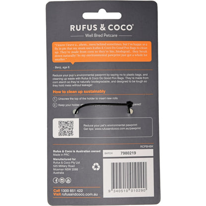 Rufus & Coco Do Good Poo Bags & Holder each