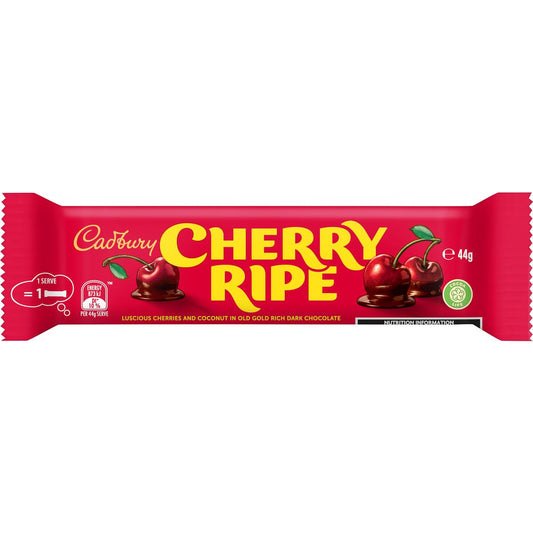 Cadbury Cherry Ripe Dark Chocolate Bar 44g