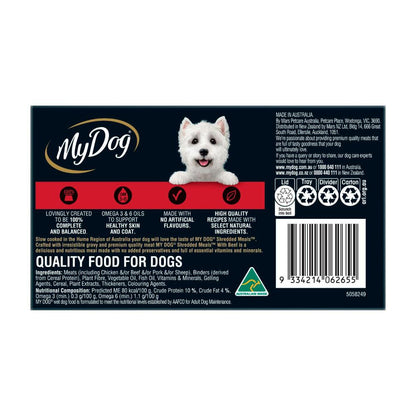 My Dog Shredded Meals Beef Dog Food 6x100g - 6 pack