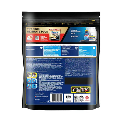 Finish Ultimate Plus Dishwashing Tablets Lemon Sparkle - 56 Pack