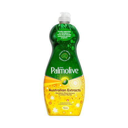 Palmolive Dishwashing Liquid Ultra Australian Extracts Lemon Myrtle & Davidson Plum - 750mL