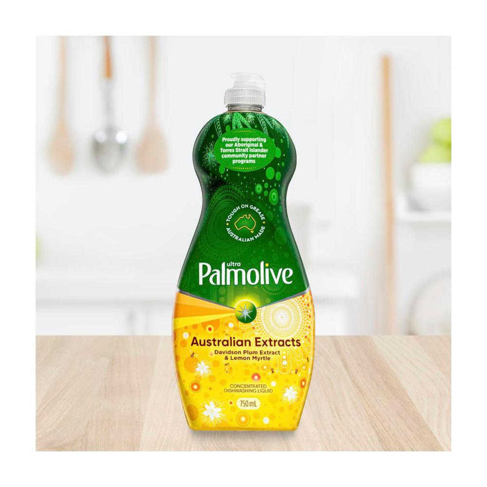 Palmolive Dishwashing Liquid Ultra Australian Extracts Lemon Myrtle & Davidson Plum - 750mL