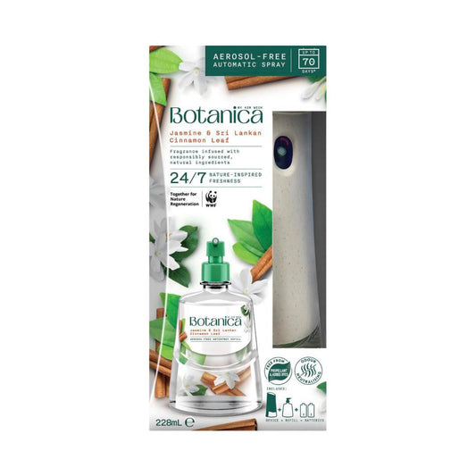 Botanica By Air Wick Jasmine & Sri Lankan Cinnamon Leaf Automatic Spray Star ... 228mL