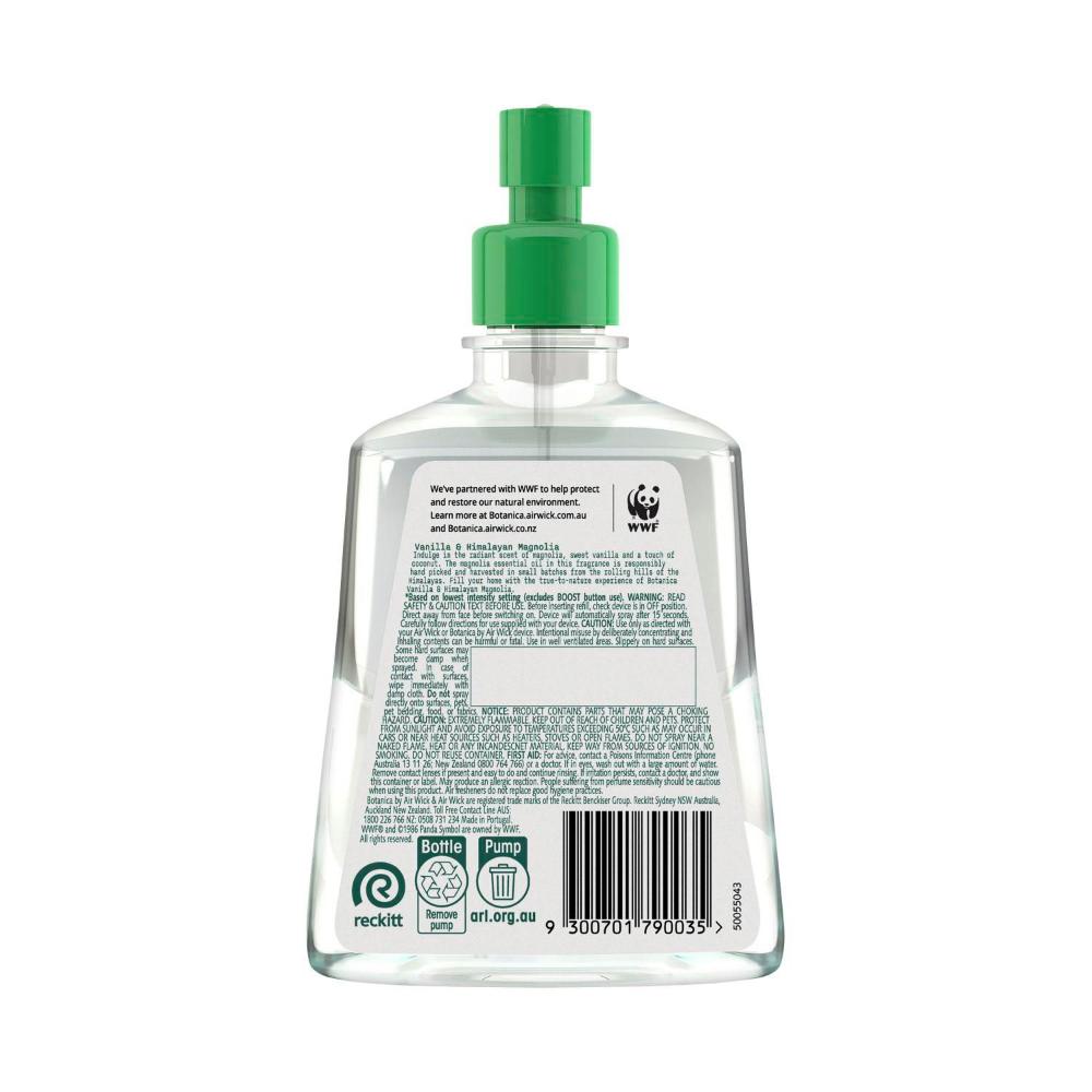 Botanica By Air Wick Vanilla & Himalayan Magnolia Automatic Spray Refill - 228mL