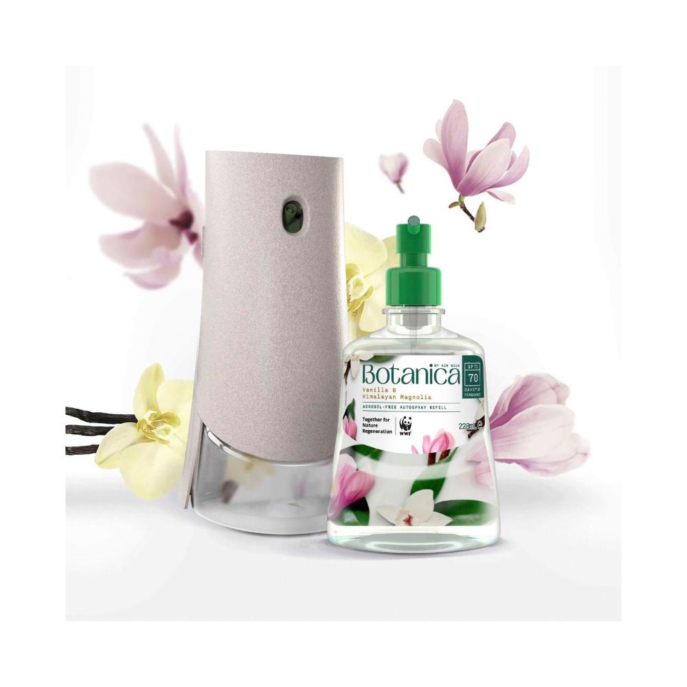 Botanica By Air Wick Vanilla & Himalayan Magnolia Automatic Spray Refill - 228mL