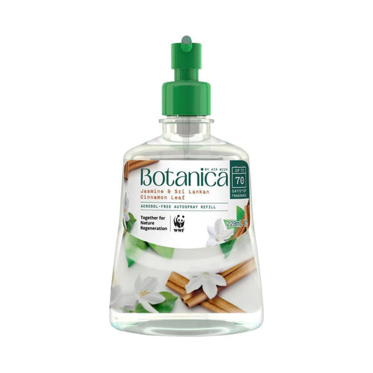 Botanica By Air Wick Jasmine & Sri Lankan Cinnamon Leaf Automatic Spray Refill - 228mL