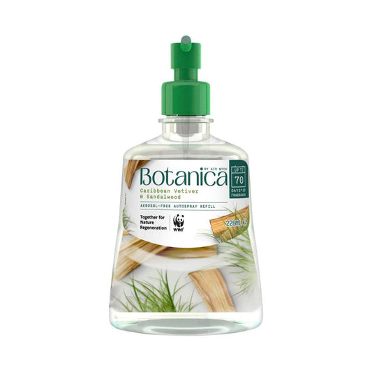 Botanica By Air Wick Caribbean Vetiver & Sandalwood Automatic Spray Refill - 228mL