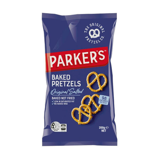 Parker's Baked Pretzels Wheat Original - 200g