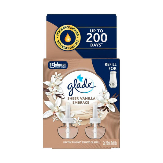 Glade Electric Scented Oil Refill Sheer Vanilla Embrace - 40mL