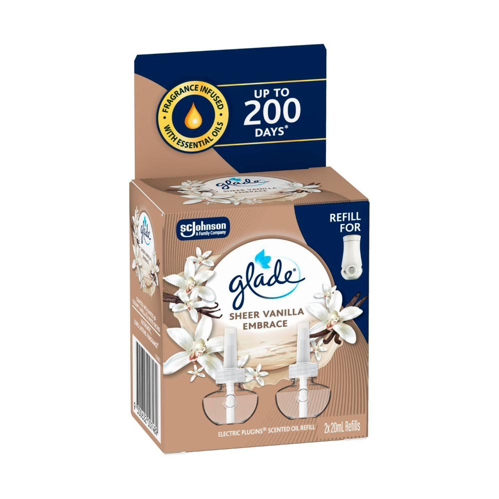 Glade Electric Scented Oil Refill Sheer Vanilla Embrace - 40mL