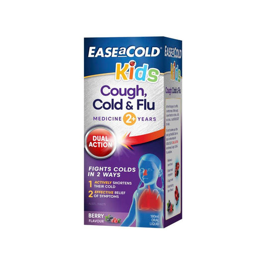 Ease A Cold Kids Cough Cold & Flu Liquid - 180mL