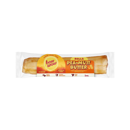 Bow Wow Peamutt Butter Roll Dog Treat - 1 pack