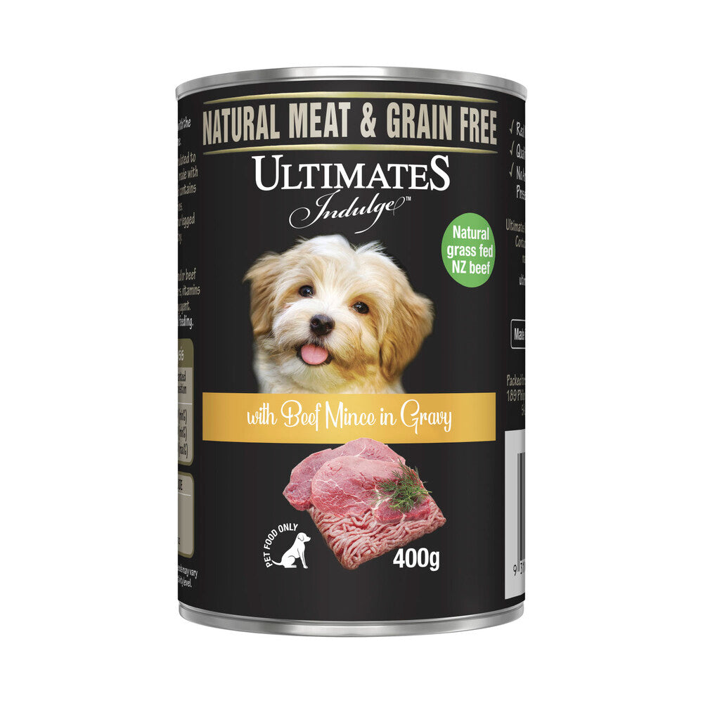 Ultimates Beef Mince In Gravy Dog Food - 400g
