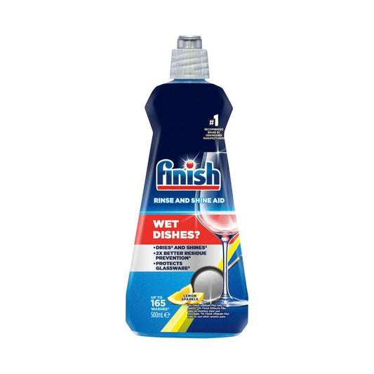 Finish Rinse & Shine Dishwasher Aid Lemon - 500mL