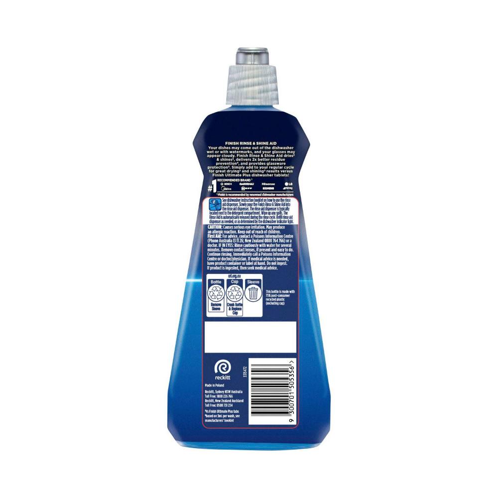 Finish Rinse & Shine Dishwasher Aid Lemon - 500mL