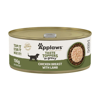 Applaws Taste Toppers Dog Tin Chicken Breast With Lamb In Gravy Dog Food - 156g