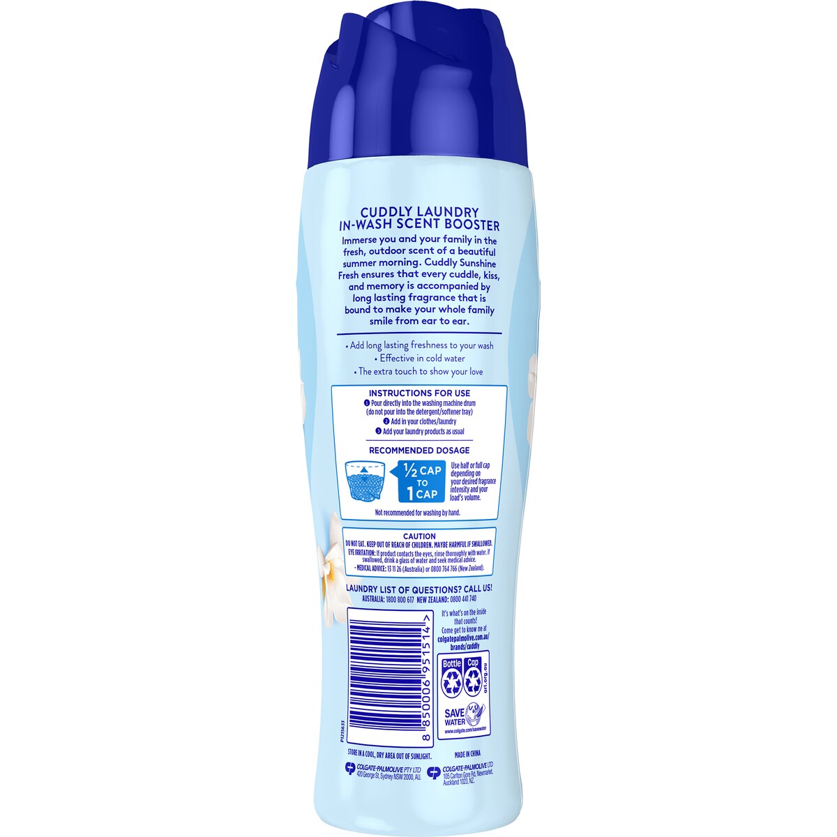 Cuddly Laundry In-wash Scent Booster Sunshine Fresh 480g