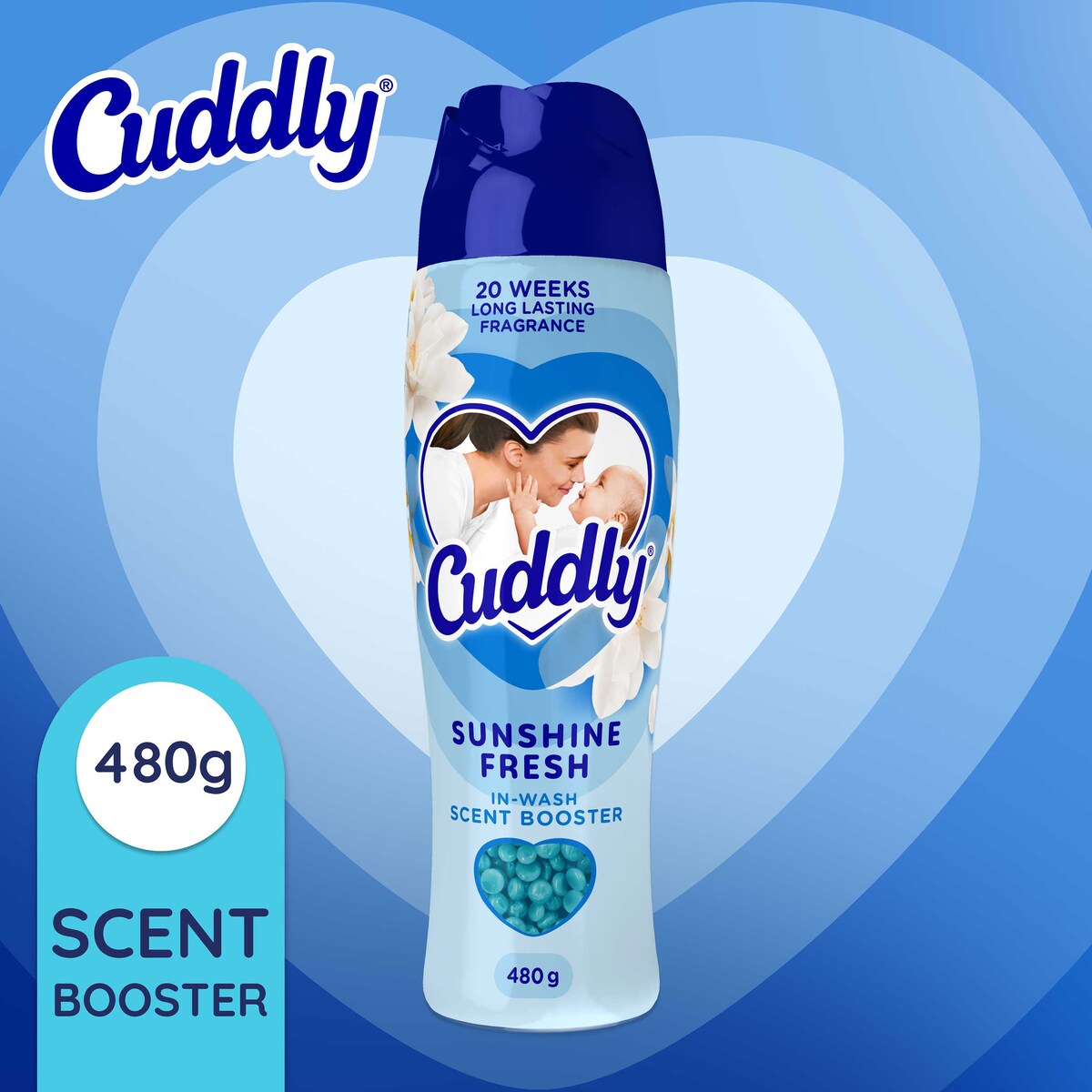 Cuddly Laundry In-wash Scent Booster Sunshine Fresh 480g