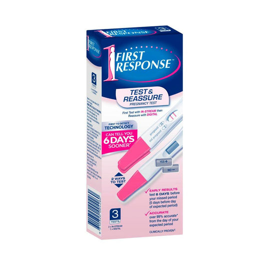 First Response Test & Reassure Pregnancy Kit - 3 Pack