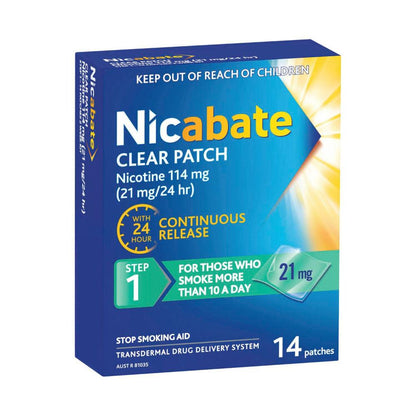 Nicabate Cq Patch 21mg - 14 Pack