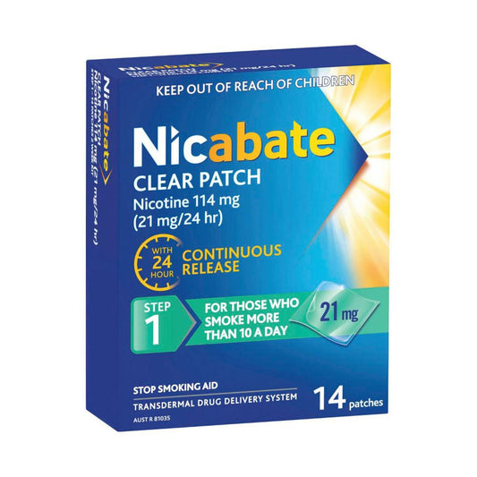 Nicabate Cq Patch 21mg - 14 Pack