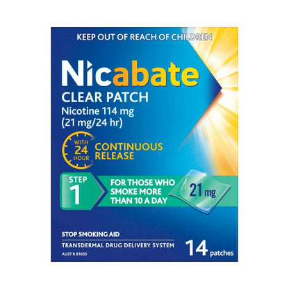 Nicabate Cq Patch 21mg - 14 Pack